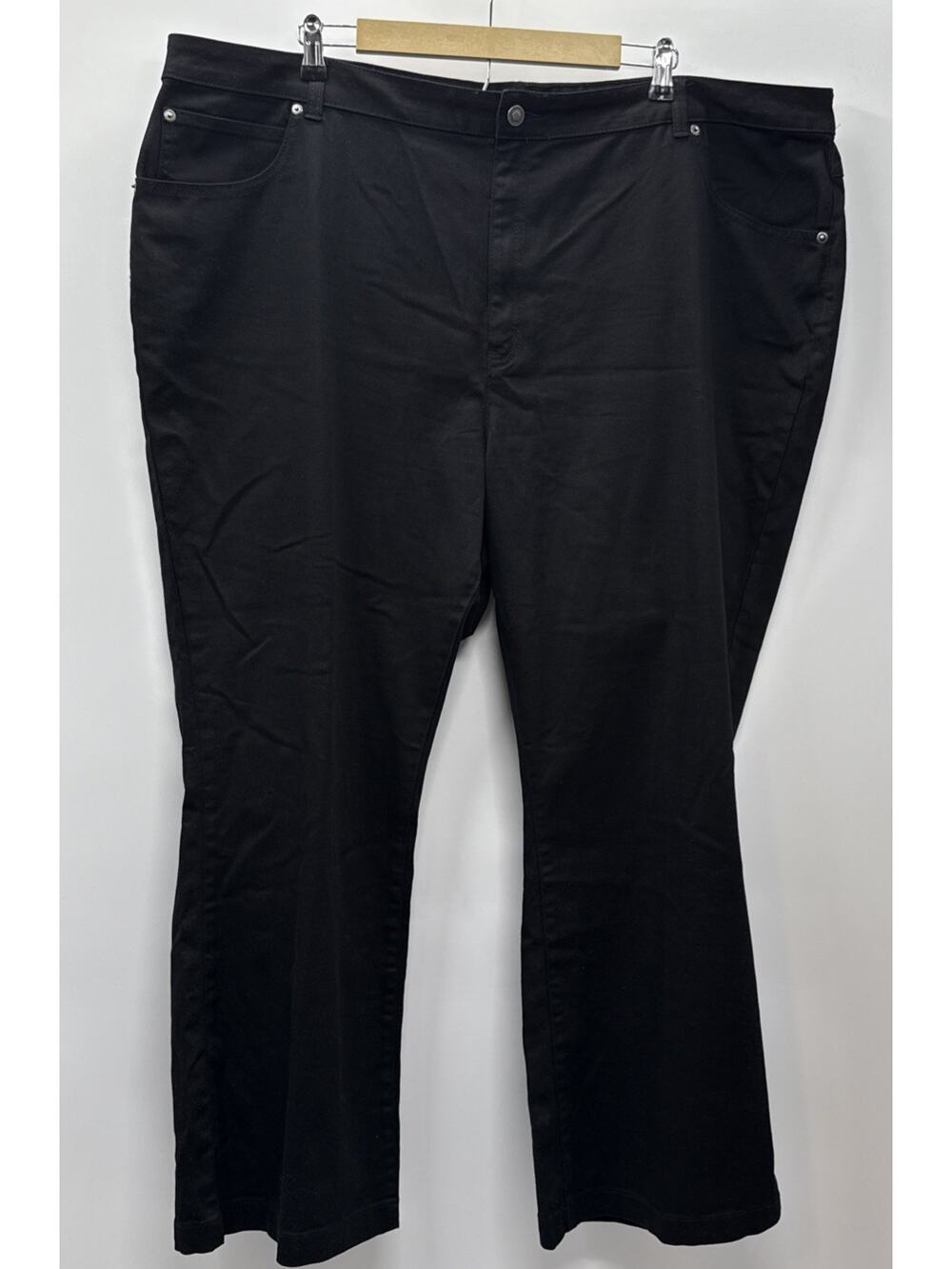 Liz & Me Signature Woman's Black Jeans 26W Red Triangle 8 Average Five Pocket